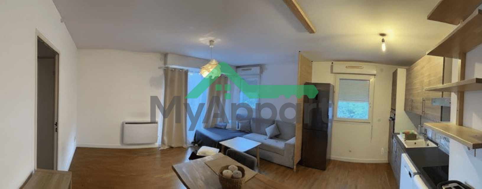 Appartement T2 45m2 - 2 terrasses