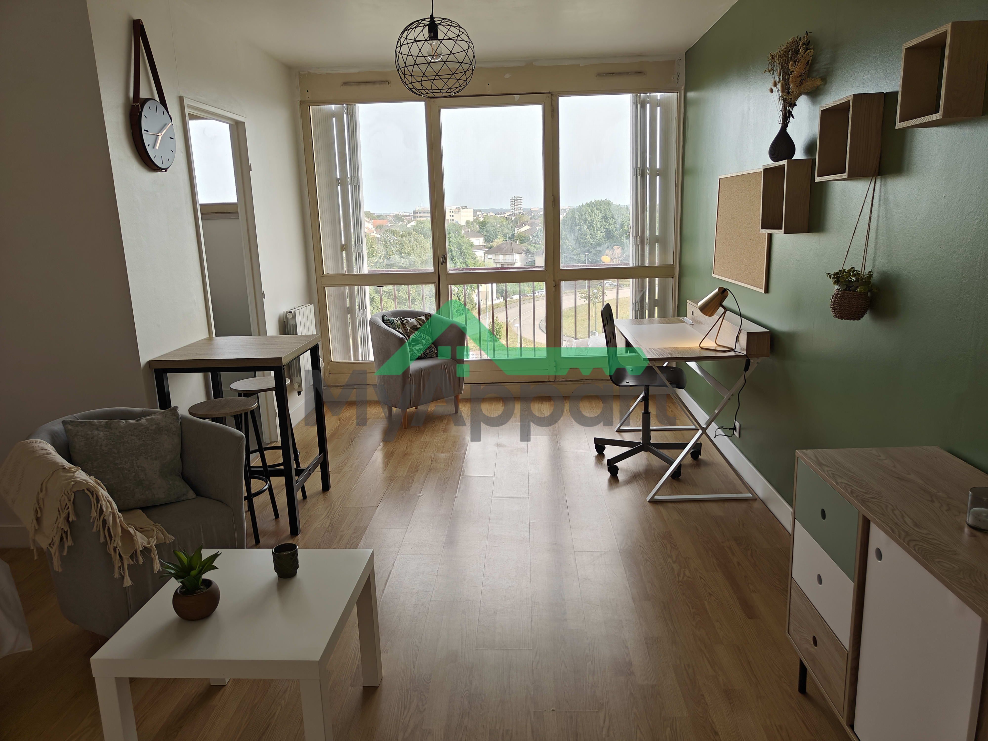 T1 Meublé 33 m² – 410€/mois HC – Limoges (secteur Fac des Sciences / IUT)