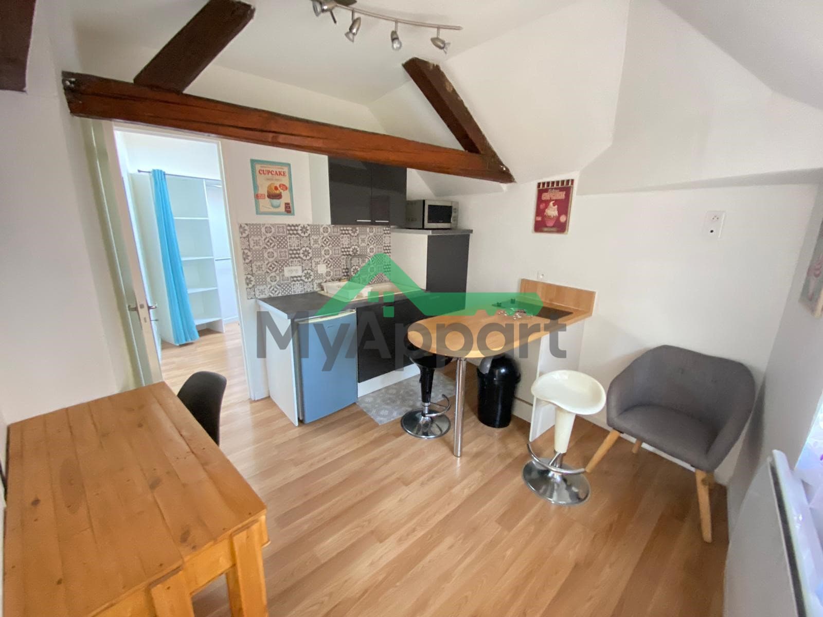 Studio 2 pièces 25 m²