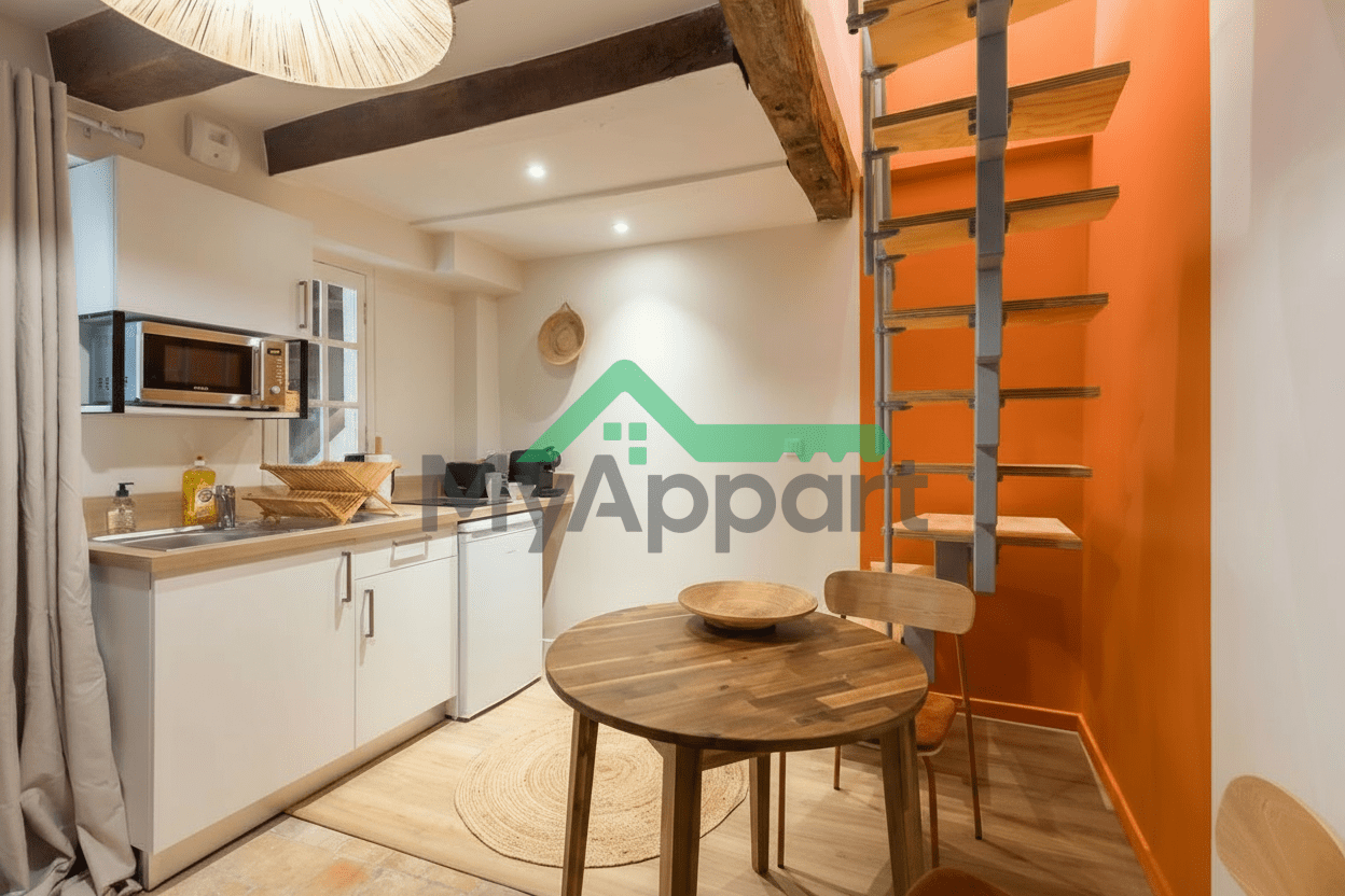 Charmant T2 Duplex - Vieux Mans - Meublé