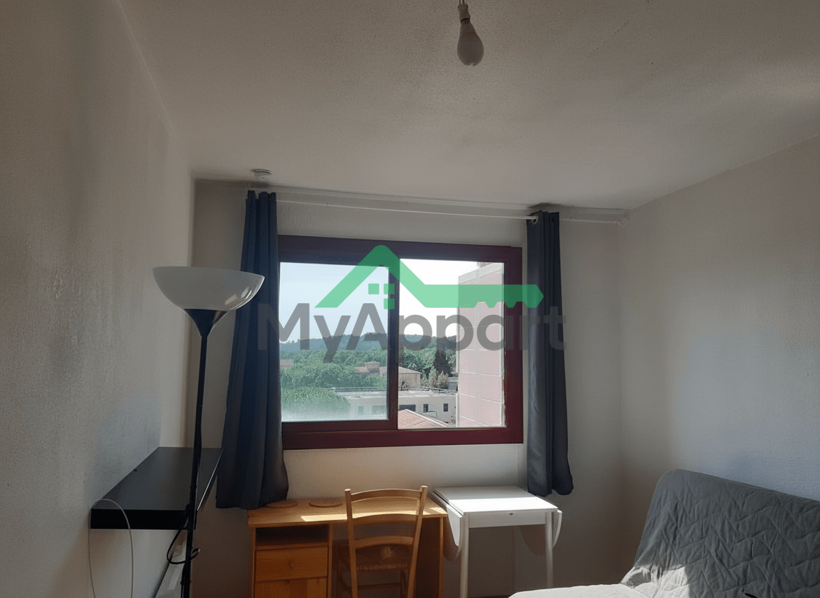 Studio 17m2 meublé 6e étage