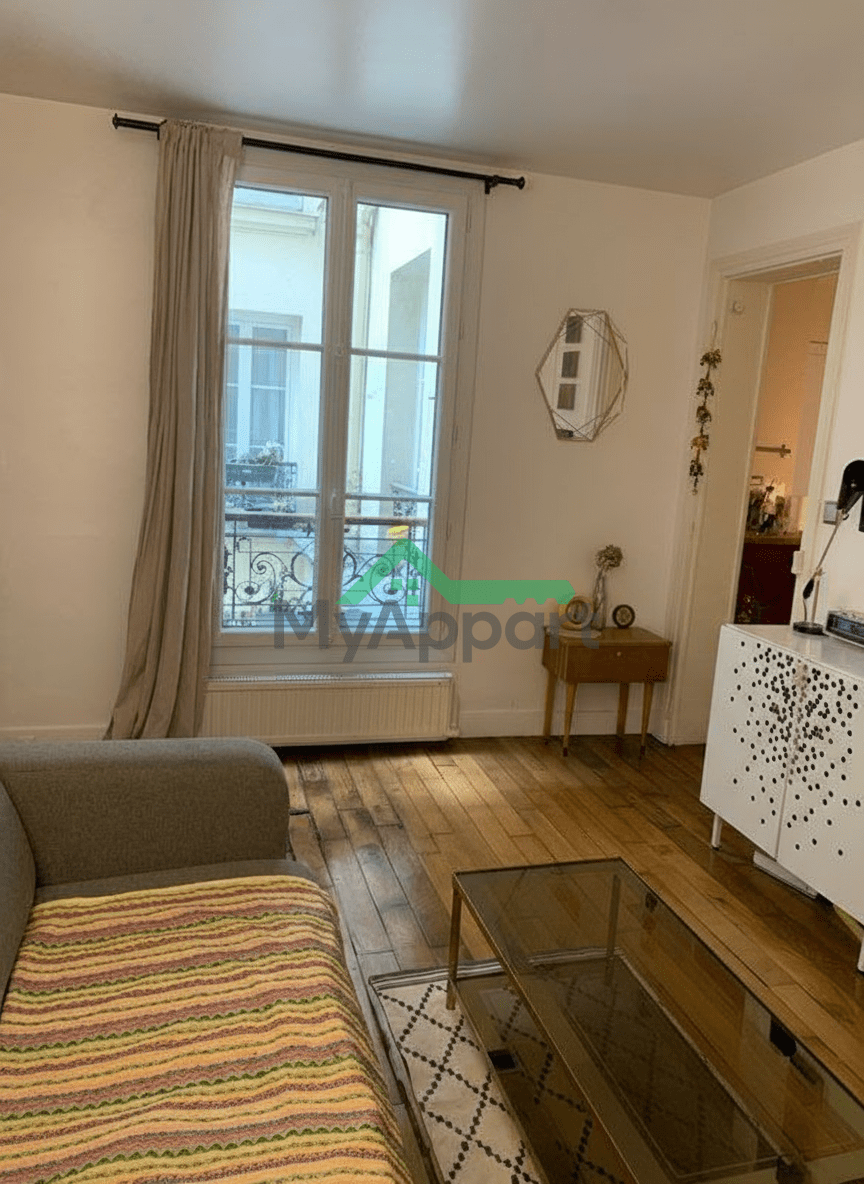 Location meublée 01 Juin 2025 : F2, 32m2, Belleville 75010