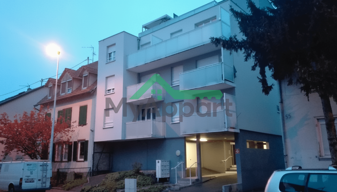 Appartement 2 pièces Strasbourg rue de l'Unterelsau