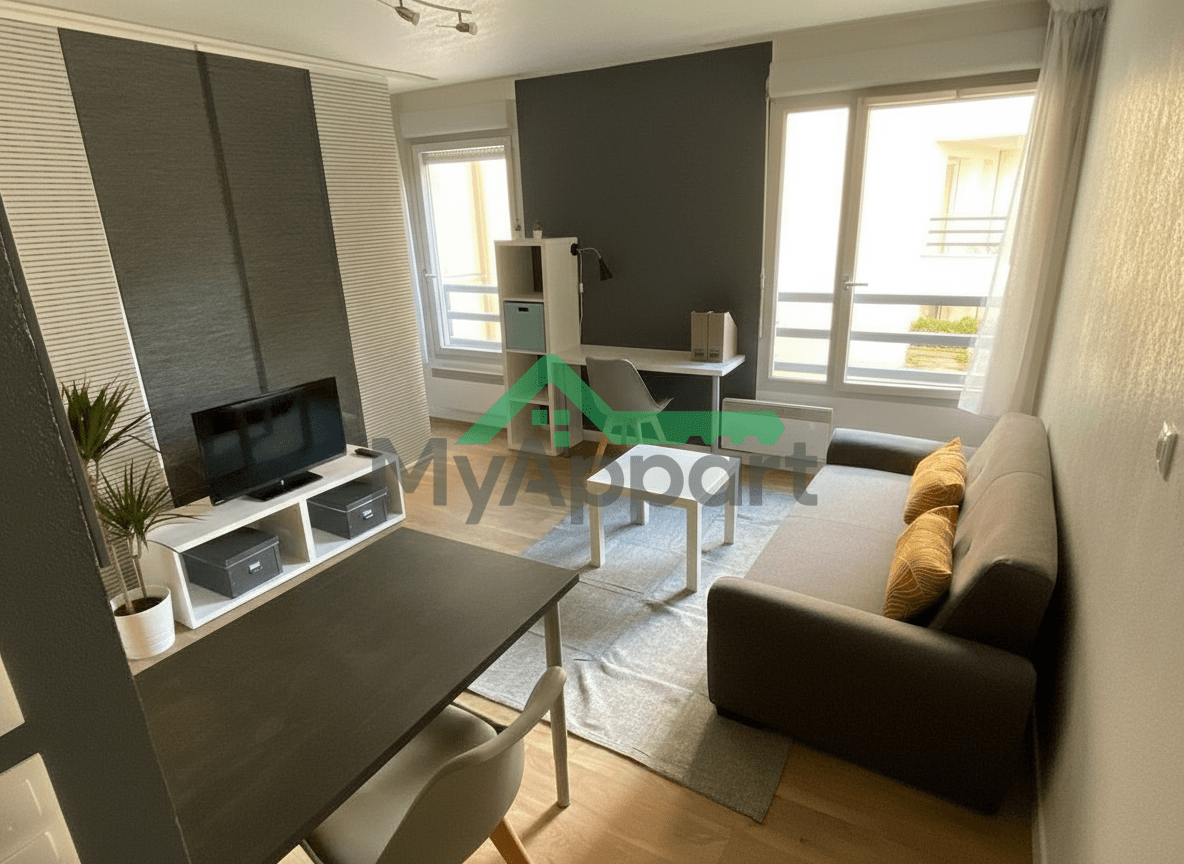 Studio meublé 26m2 - Jean Macé