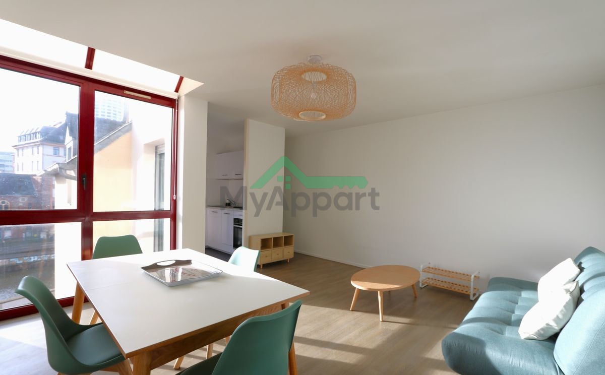 Appartement 2 pièces meublé lumineux vue dégagée — photo 1