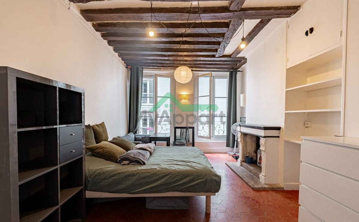 Beau studio, 28m² calme et traversant rue Mouffetard — photo 1