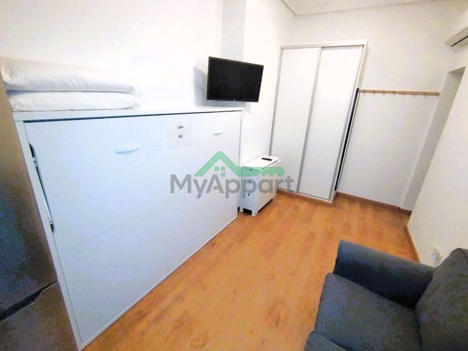 Piso luminoso 2 habitaciones equipado — foto 3