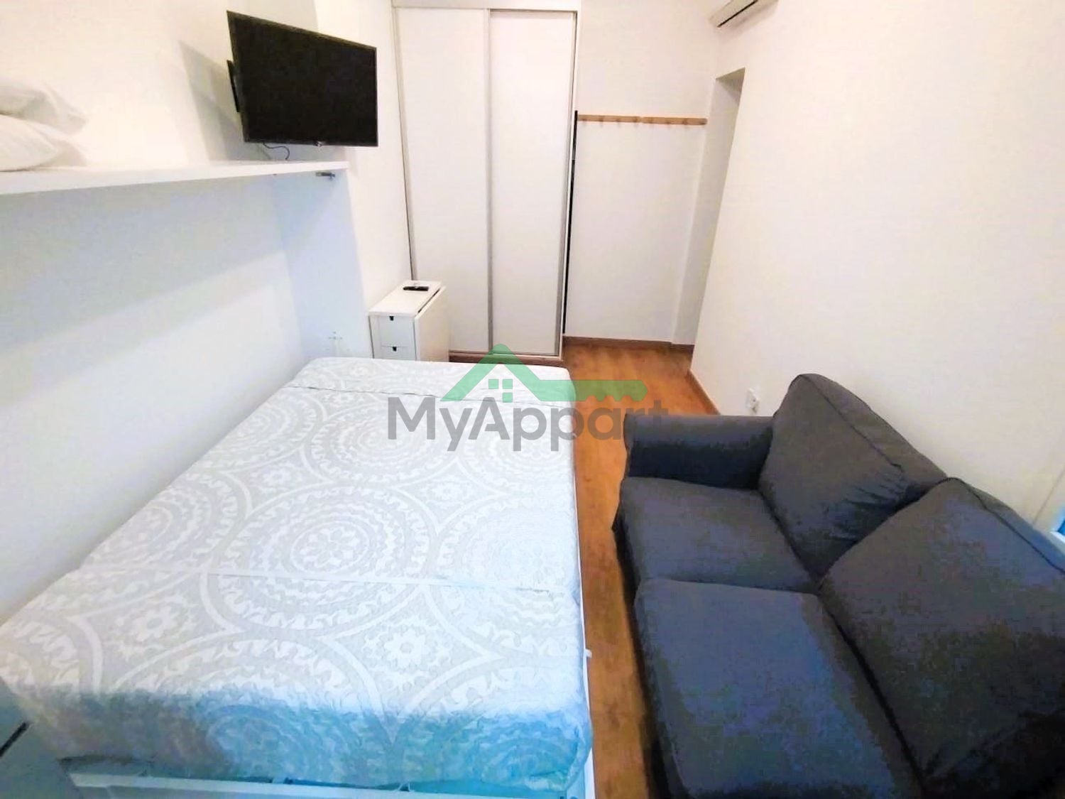 Piso luminoso 2 habitaciones equipado — foto 6
