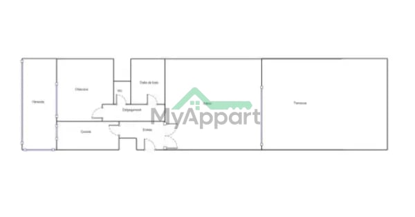 Appartement meublé lumineux parking — photo 10