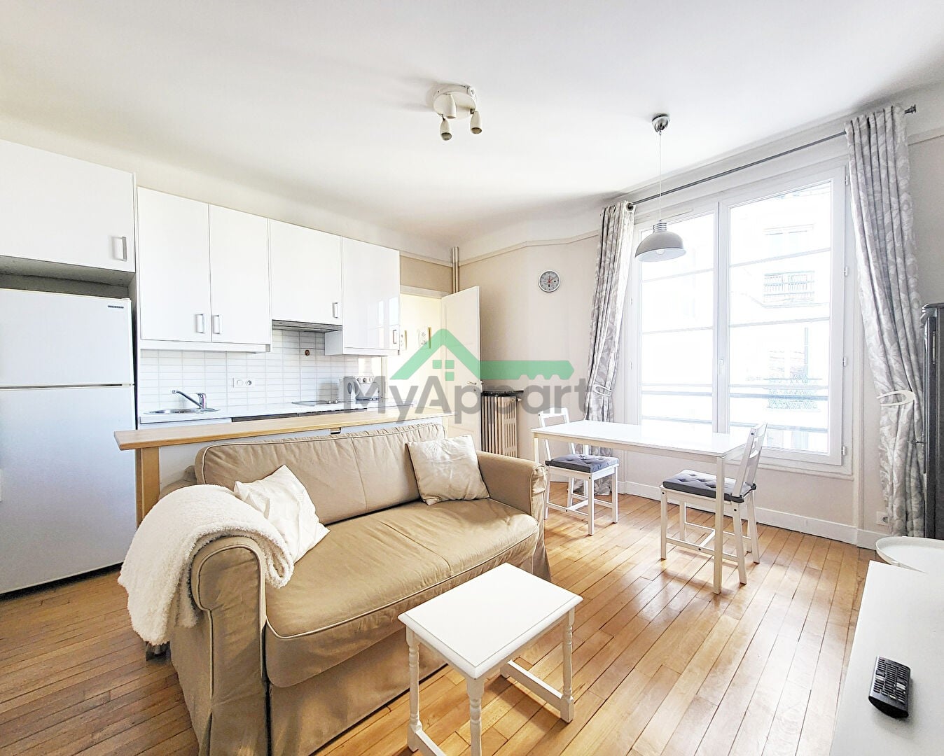 Appartement meublé 2 pièces rénové à Boulogne Billancourt