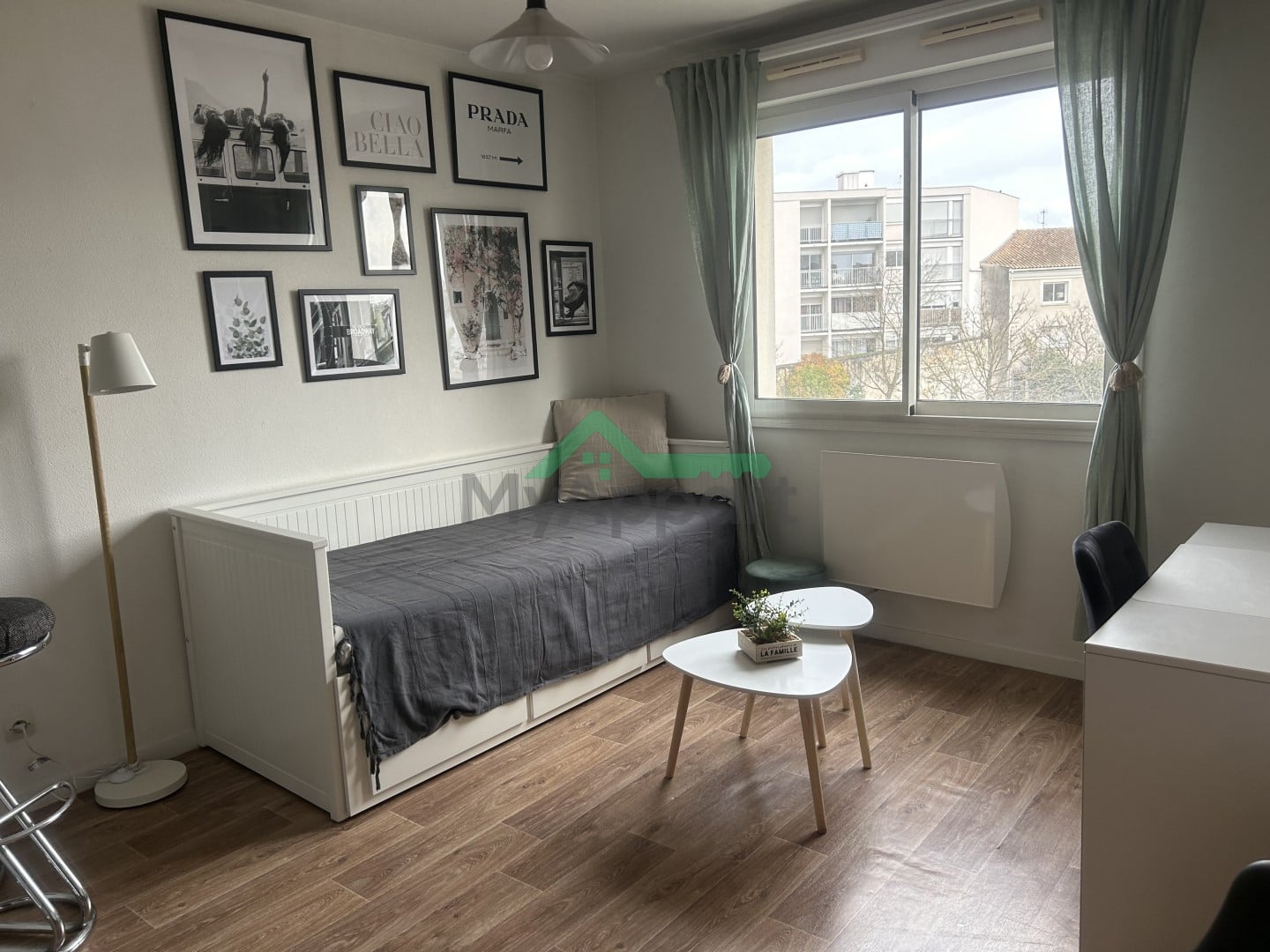 Studio meublé lumineux — photo 1