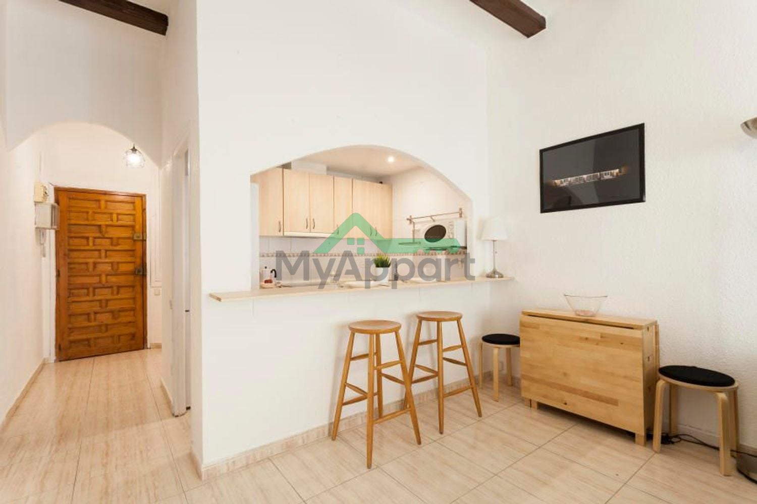 Apartamento con terraza privada en El Raval — foto 7