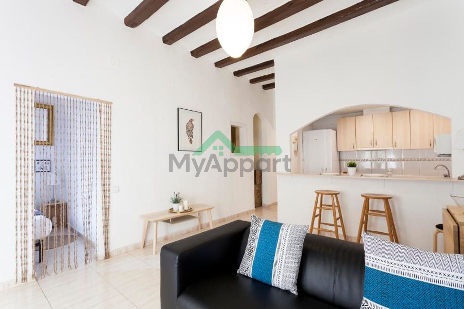 Apartamento con terraza privada en El Raval — foto 5