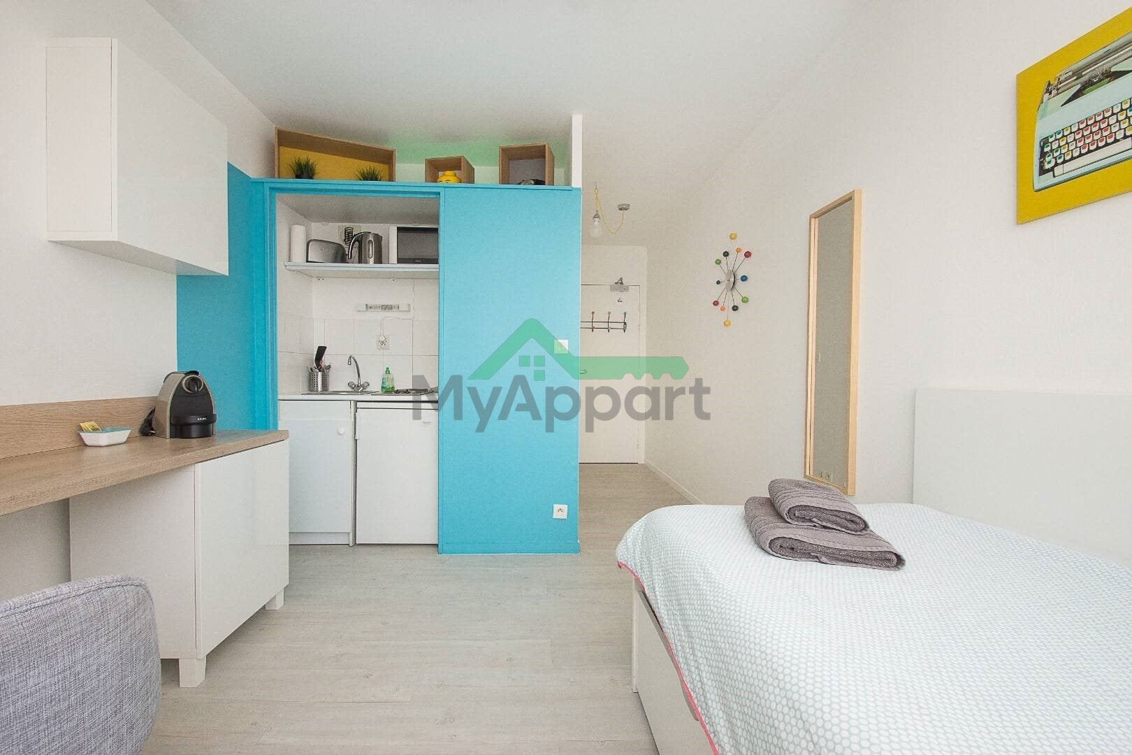 Location Studio 17 m² Rennes - Cleunay-Arsenal Redon - B Quai De La Prevalaye — photo 7