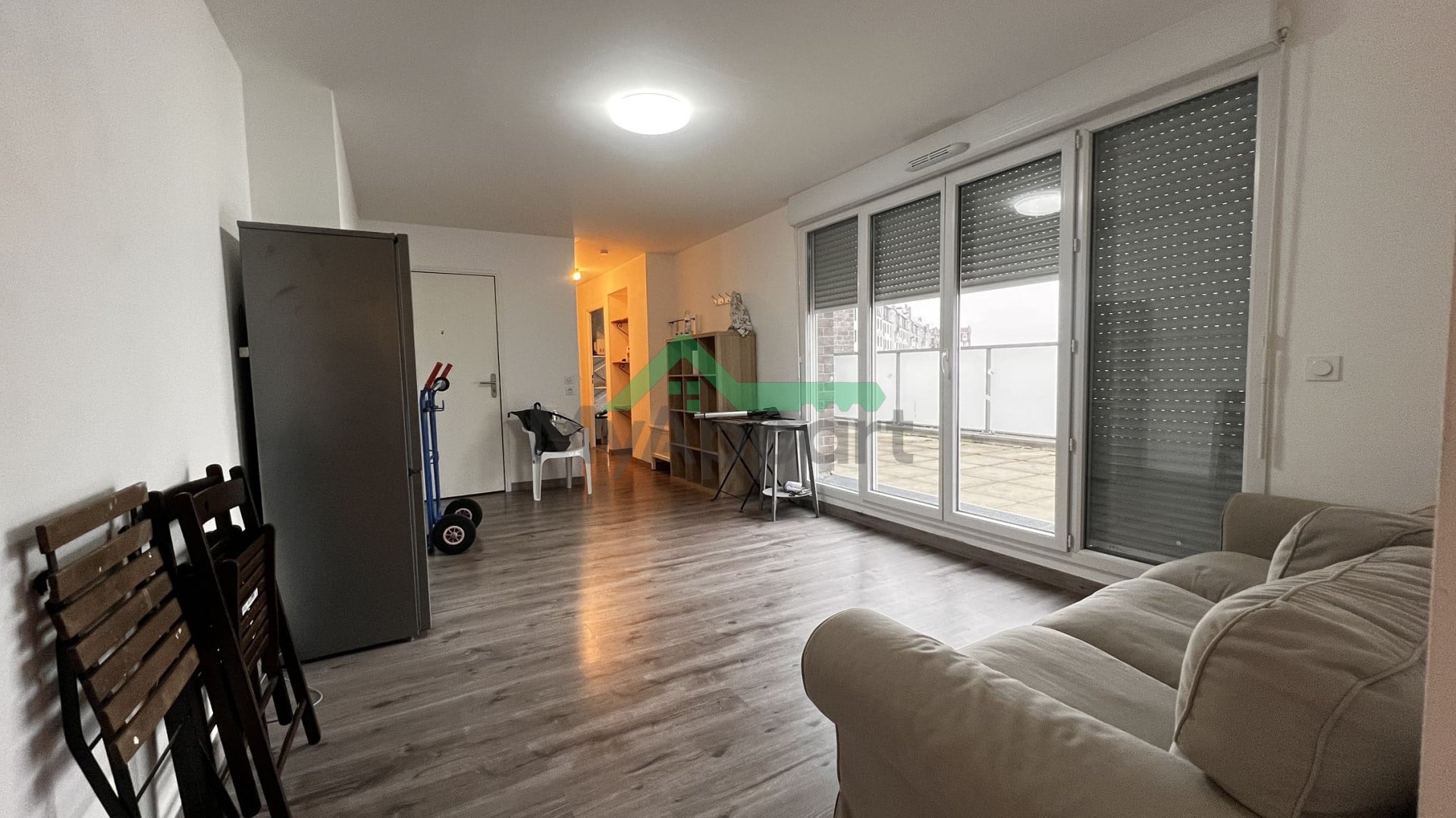Appartement lumineux meublé avec balcon parking à Gennevilliers