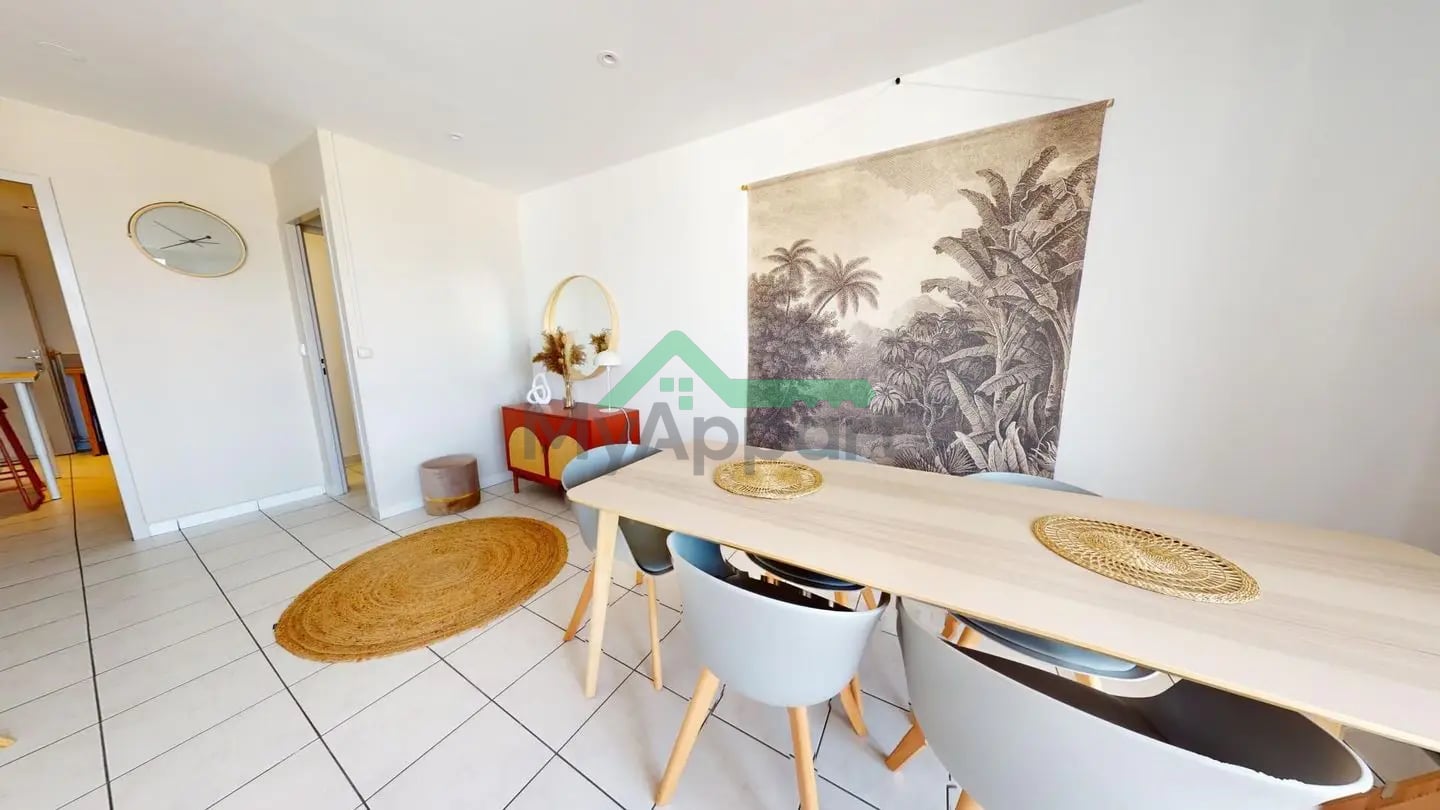 Appartement T3 lumineux meublé parking — photo 2