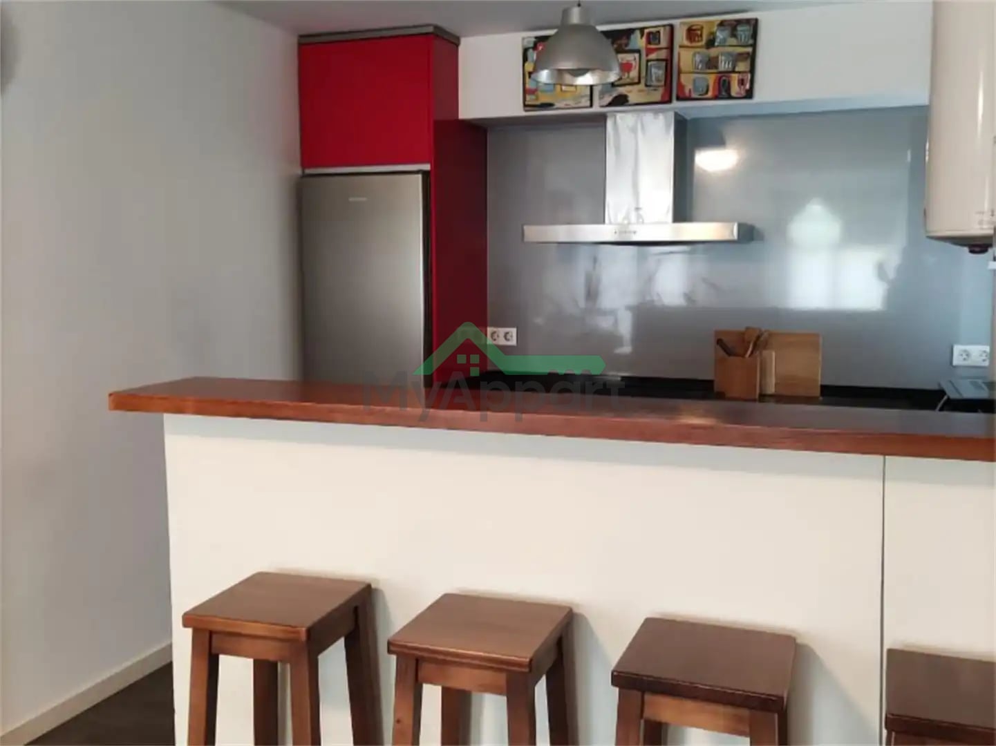 Piso amueblado luminoso cocina equipada — foto 3