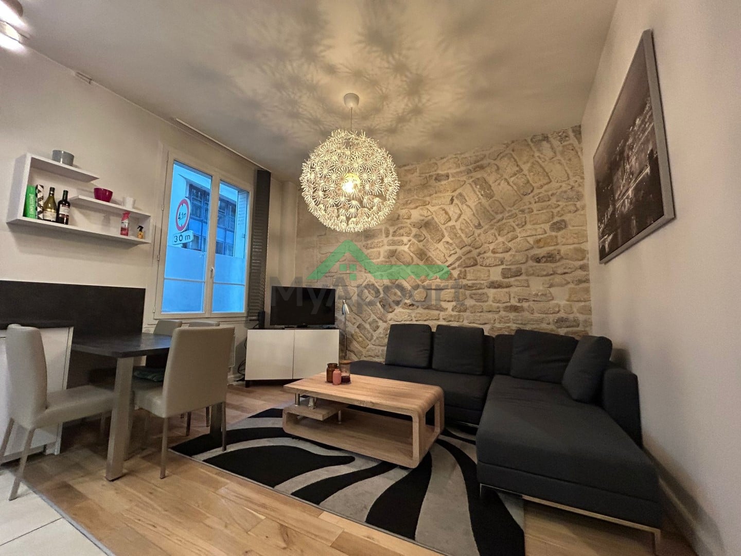 Appartement T2 meublé avec jardin — photo 2