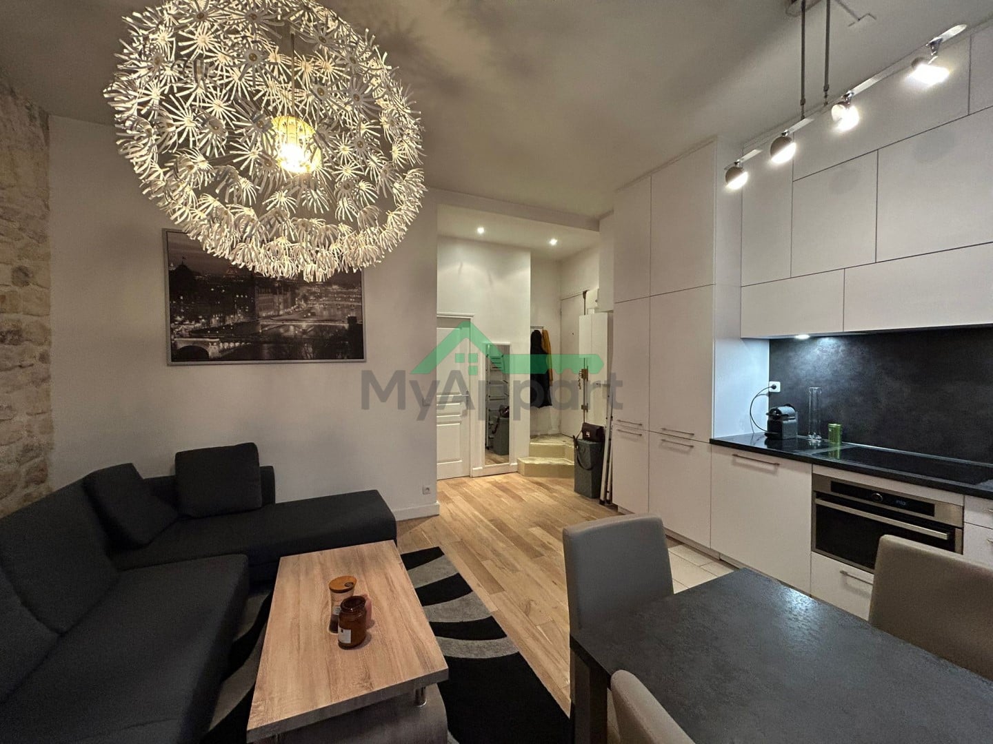 Appartement T2 meublé avec jardin — photo 1