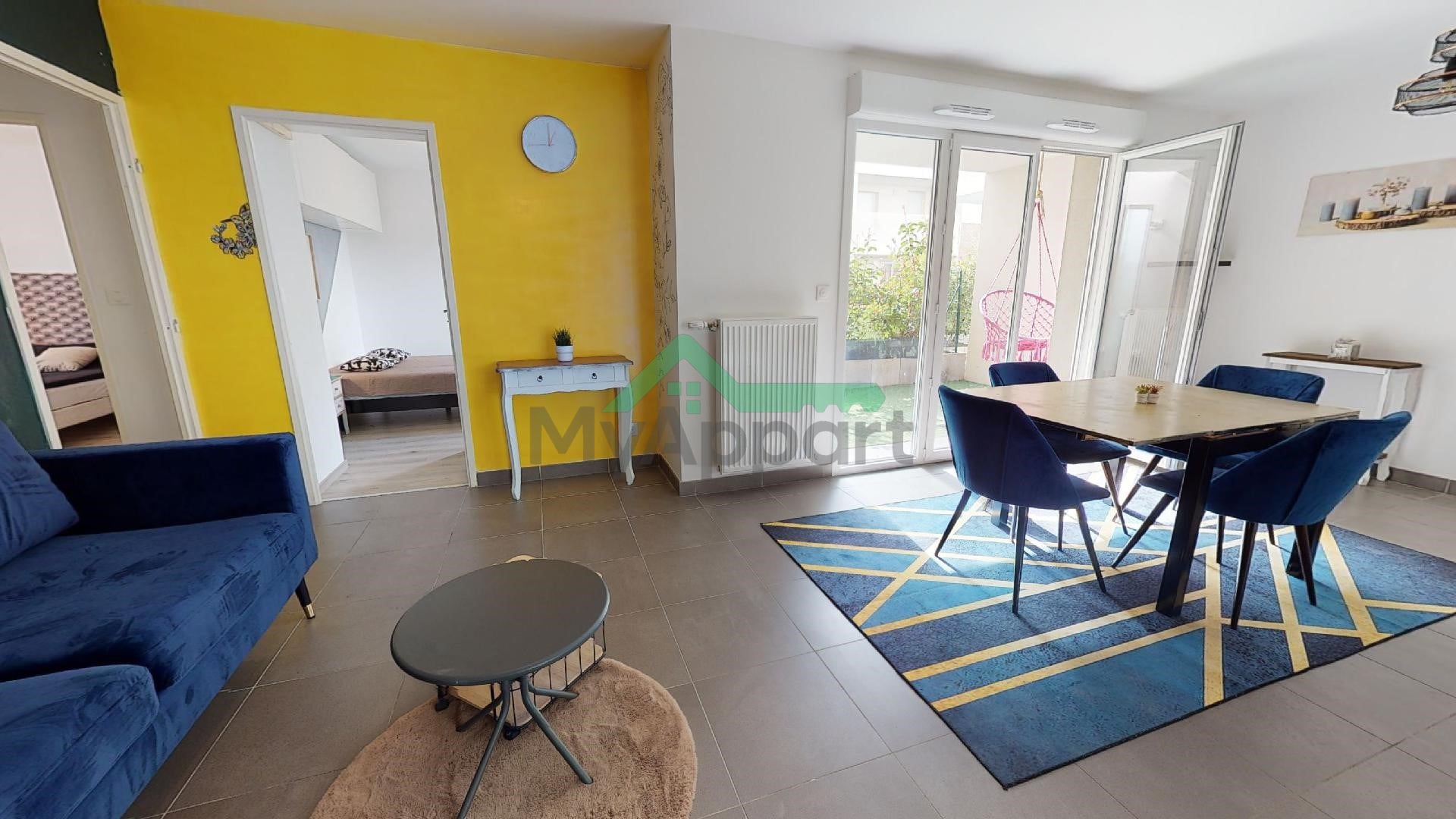 Appartement T3 meublé avec terrasse