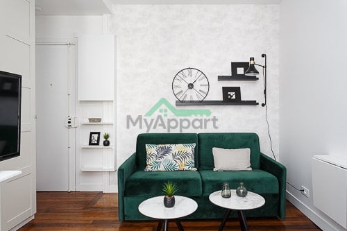 Studio meublé 15 m², Paris 14e - 800 € — photo 1