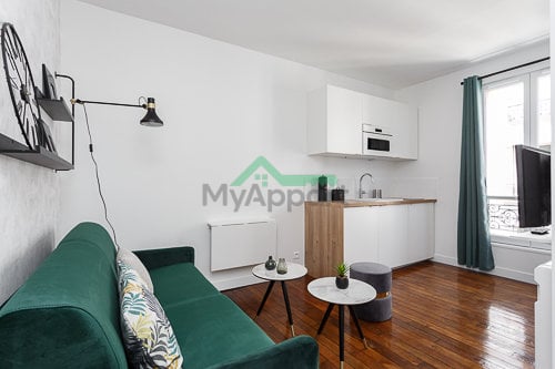 Studio meublé 15 m², Paris 14e - 800 € — photo 2