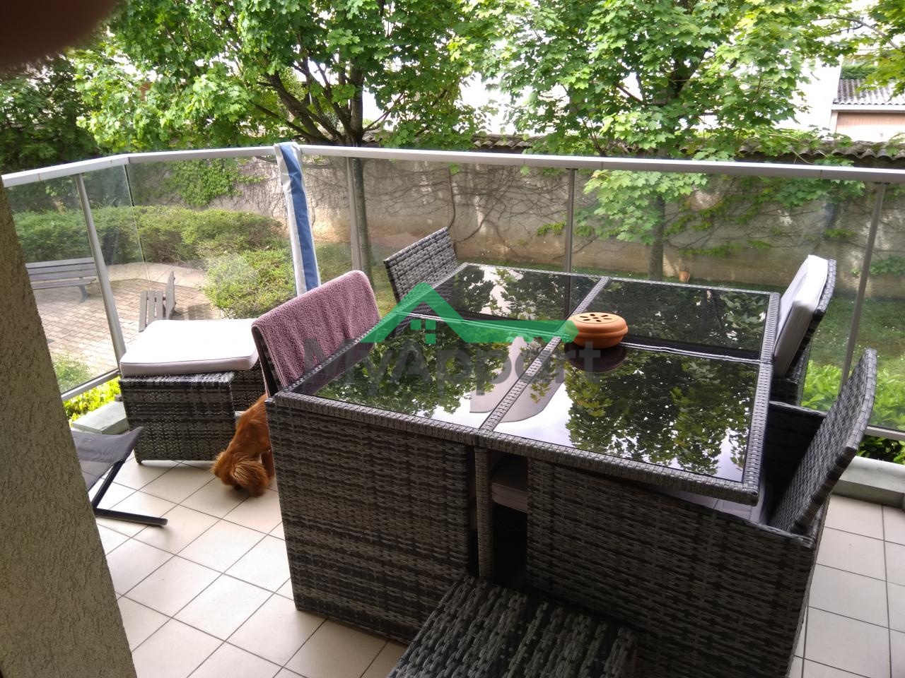 Appartement 86m² T4, 2 chambres , loggia plein ouest sans vis à vis, double séjour, au calme dans jardin résidence, cave et garage double, Lyon Monplaisir — photo 8