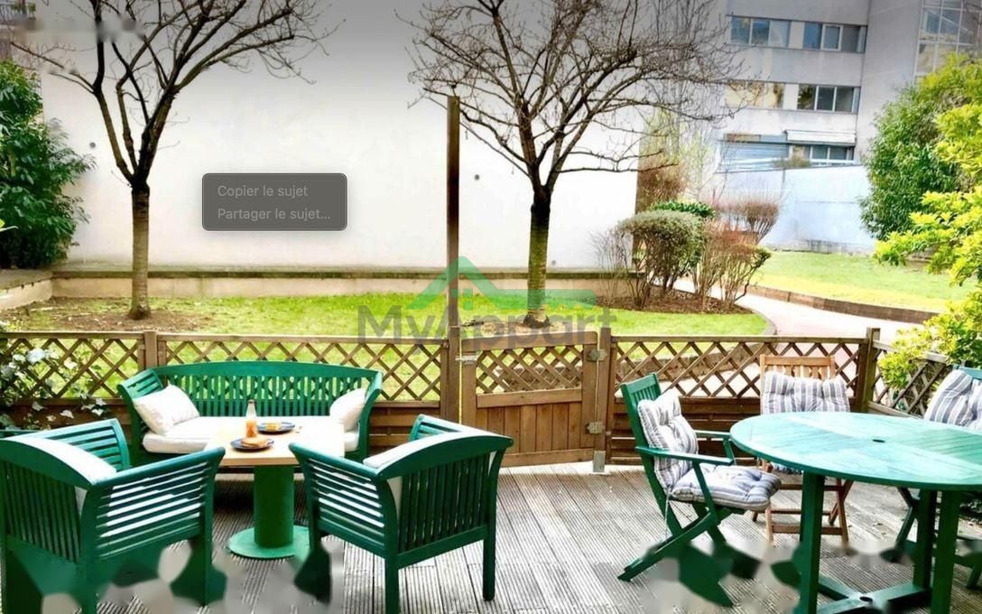Appartement meublé avec 28m2 de terrasse jardin à Boulogne Billancourt — photo 1