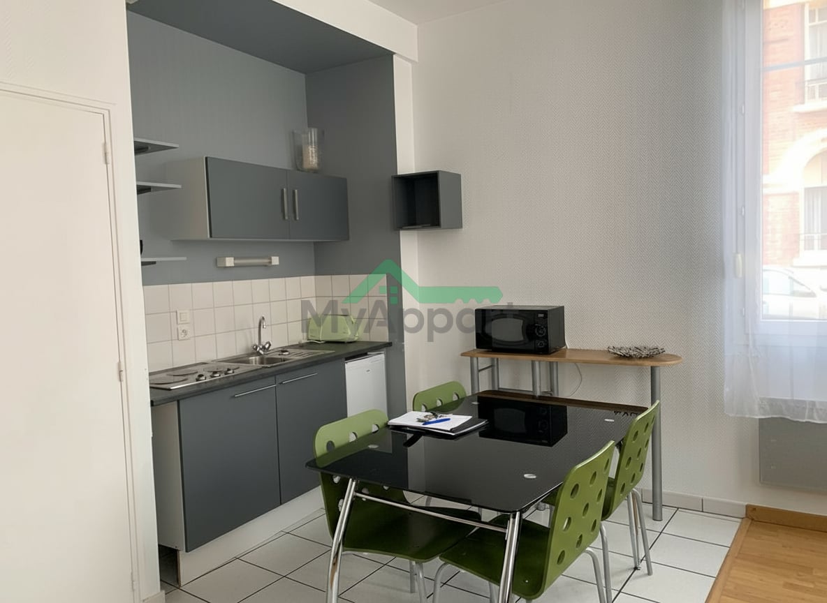 GRAND STUDIO rez de chaussée rue dhavernas — photo 2