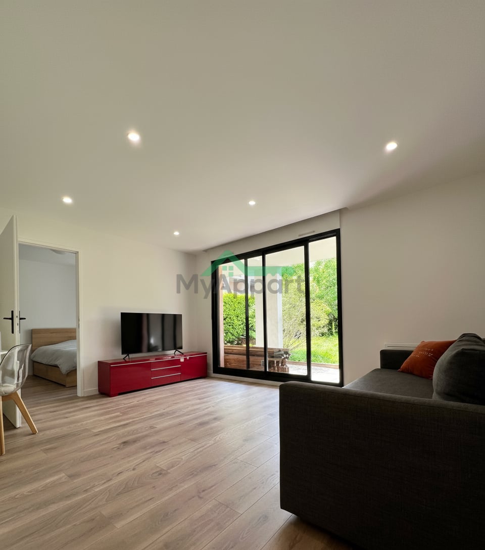 Location meublée T2 40m2 avec Jardin 90m2 Garage&Cave — photo 2