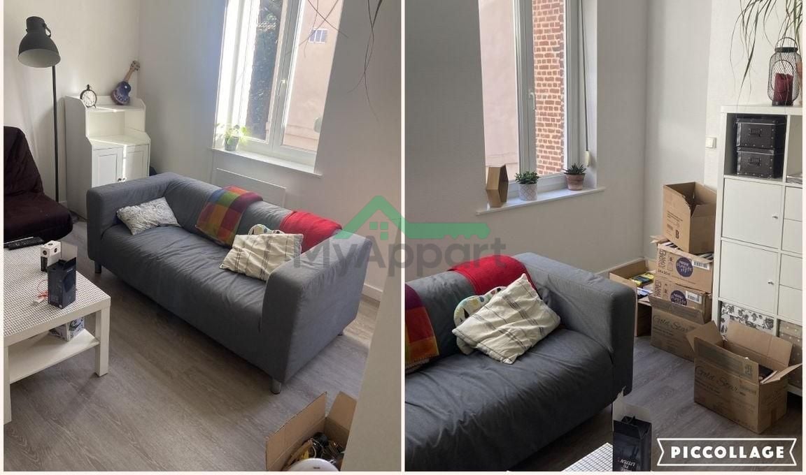 F2 BIS en TRIPLEX VAUBAN meublé — photo 3