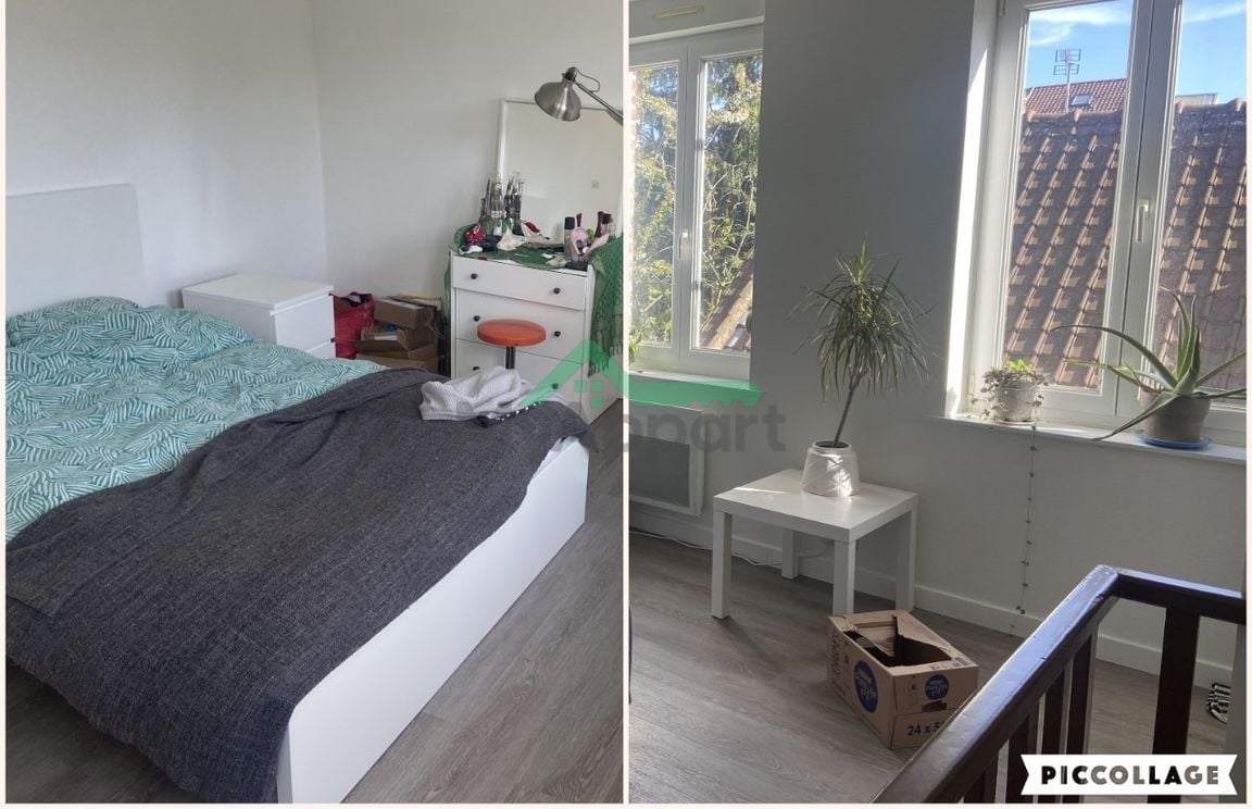 F2 BIS en TRIPLEX VAUBAN meublé — photo 1