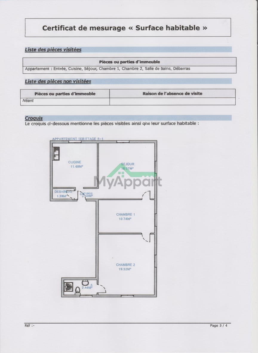 Appartement T2/3 — photo 3